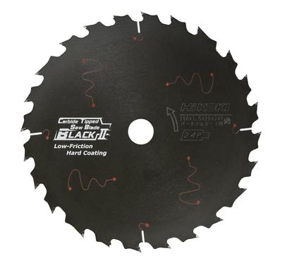 HiKOKI Tip Saw Blade for Black 190mm 20mm Hole 24 for Circular Saws and Dust Collection Circular Saws (Hikoki) Particleboard, II, Diameter, Diameter,