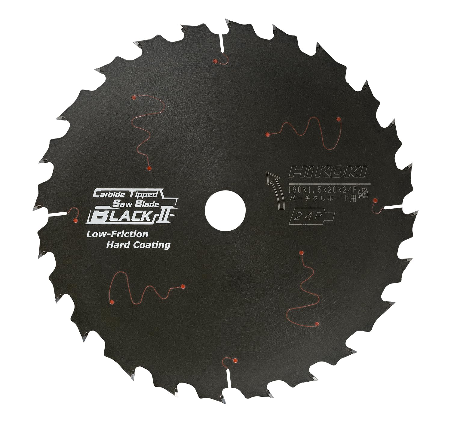 

HiKOKI Пильный диск для черного 190 мм Отверстие 20 мм 24 для циркулярных пил и циркулярных пил с пылеудалением (Хикоки) ДСП, II, Диаметр, Диаметр, чёрный