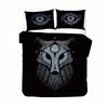 Viking Duvet Cover Set Mjollnir Bedding Set Scandinavian Folklore Motifs Northern Germanic Culture Comforter Cover Pillowcases