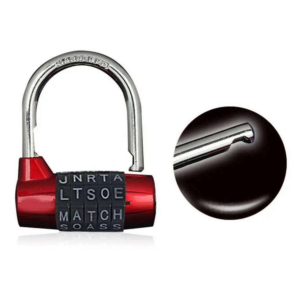 Changeable 5 Letter Combination Padlock Security Travel  Password Lock  Travel Bag