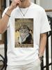 Retro Styled Cat Calling Out Prints TShirts Womens Summer Cotton Tops Loose ONeck Soft Short Sleeve T Shirts Casual Clothes