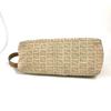 FENDI Zucchino Zucca logo bag Shoulder Bag Leather/Canvas Beige