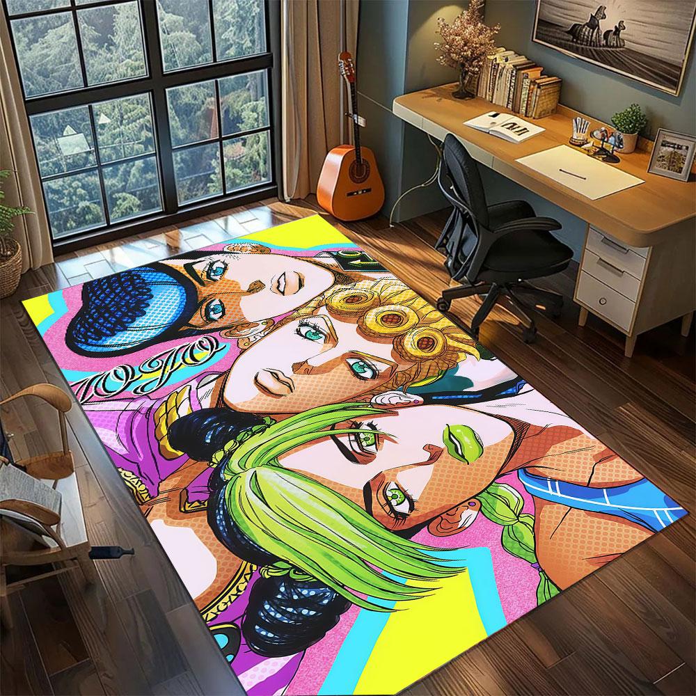 

Алмаз Неразрушим Ковер JoJo для Гостиной Спальни Домашний Декор Круглый Кино Коврик Игровой Напольный Коврик 60x90cm