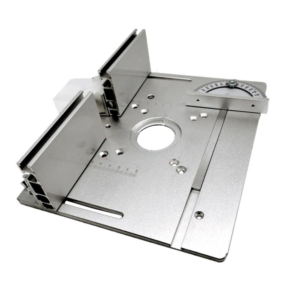 Router Table Insert Plate 2 in 1 Woodworking Bench Flip Board for Electric Routing Trimming Machine