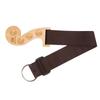Cinghia Regolabile per Violoncello Cintura in Nylon Antiscivolo Supporto ad Anello O in Legno Accessori per Strumenti Musicali(Colore del legno )