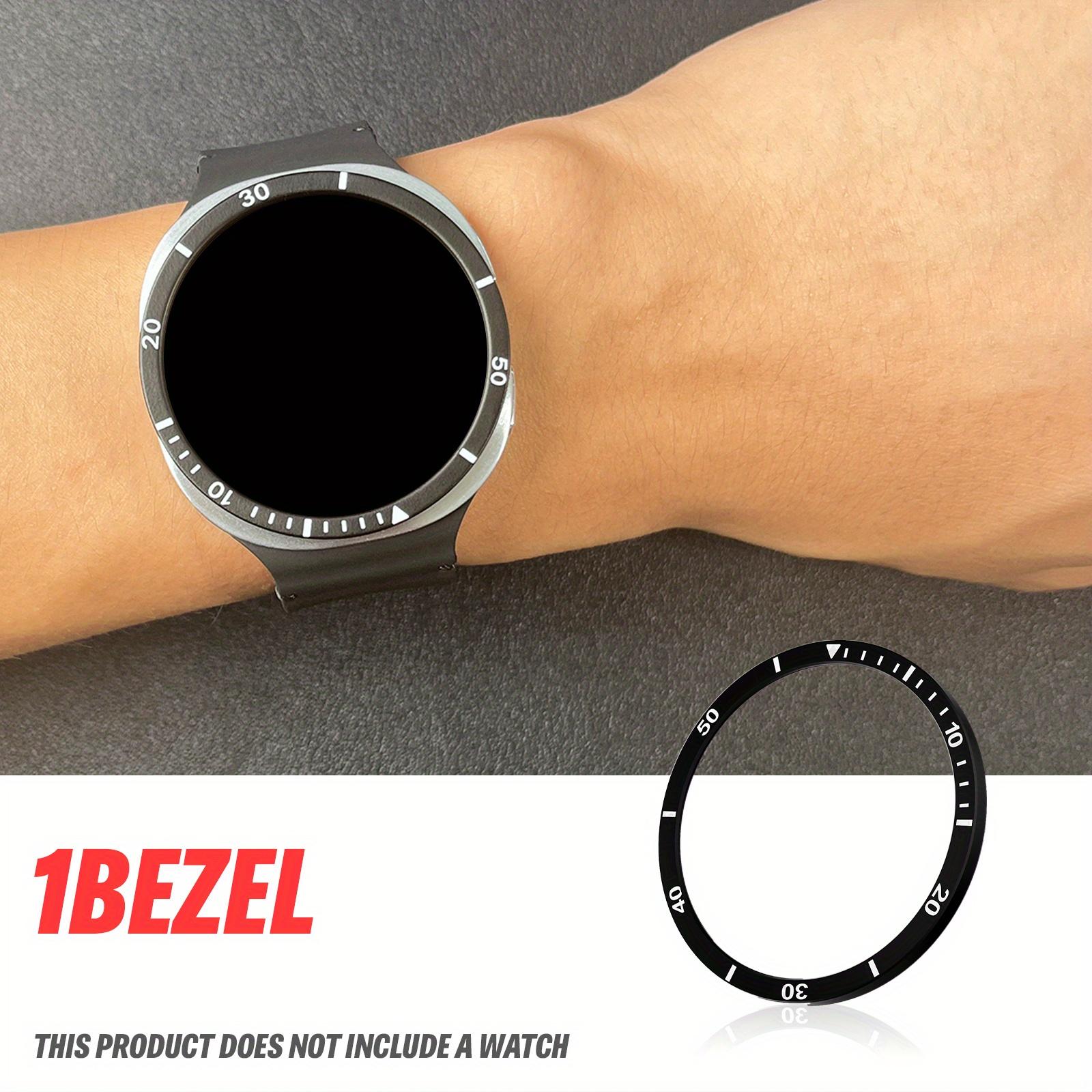 

Suitable for Samsung Galaxy Watch8 Case 40mm/44mm Metal Bezel with Time Markers Stylish and Elegant Design for Men & Women Galaxy Watch 8 40mm чорний