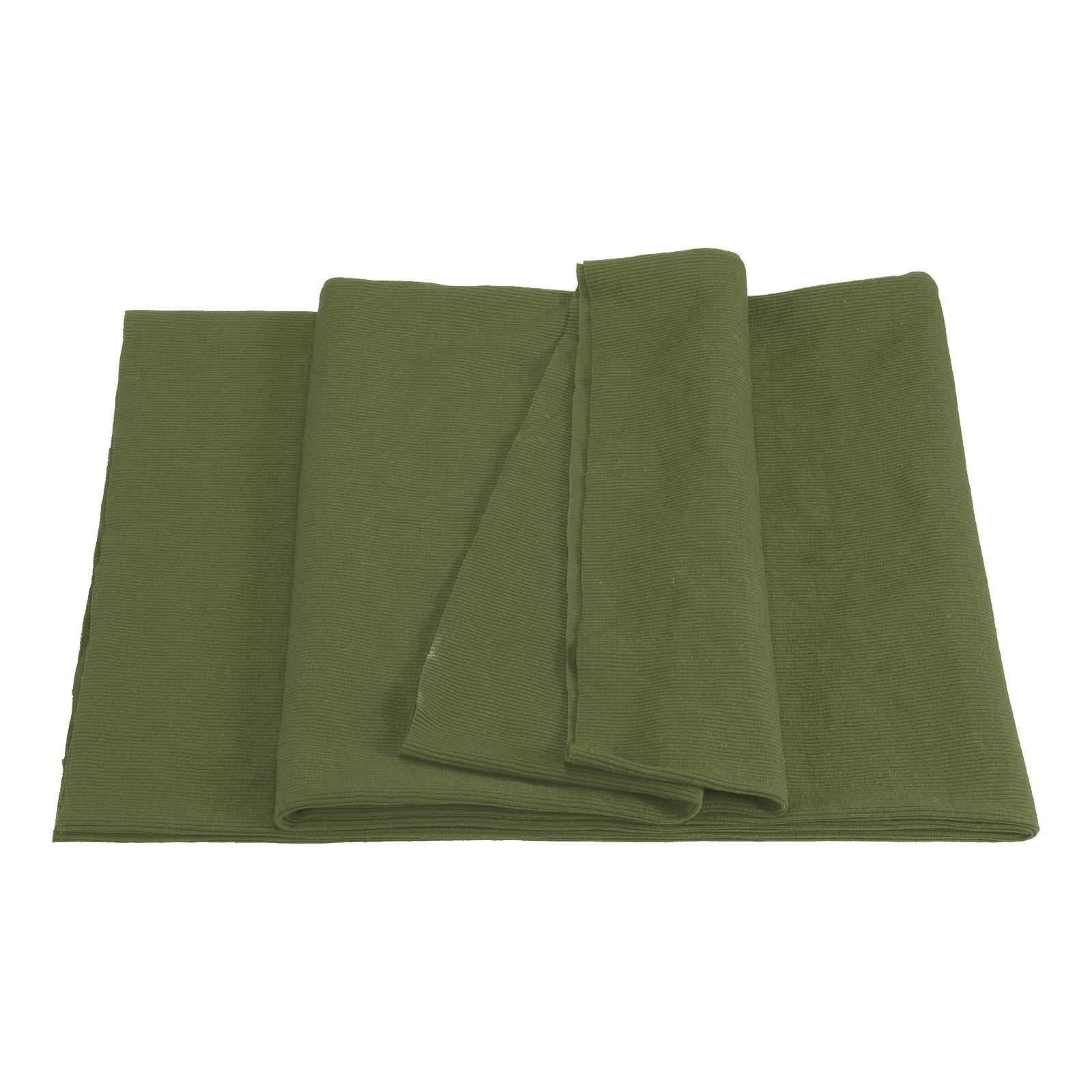 

39 Elastic Cuffs Ribbed Trims Cotton Fabric Knit Rib Stretch Tape Cuff Sleeve Waistband for Sewing 100cmx60cm армія зелений колір