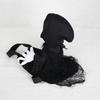 Cute Ghost Costume for Dogs Pet Halloween Holiday Accessories Hooded Coat Ghost Theme Coat Photo Props
