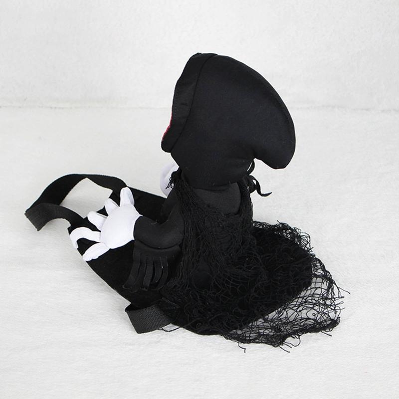 Cute Ghost Costume for Dogs Pet Halloween Holiday Accessories Hooded Coat Ghost Theme Coat Photo Props