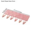 5Pcs Foldable Fabric Hanger Set Portable Multi Clothespin Coat Hanger for Travel Dormitory Quick Drying and Storage Solution