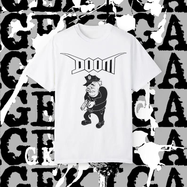 2Sided Doom T Shirt Crust Punk Vintage Dirt Detestation Shitlickers Skaven Gism Unisex T-Shirt XXXL