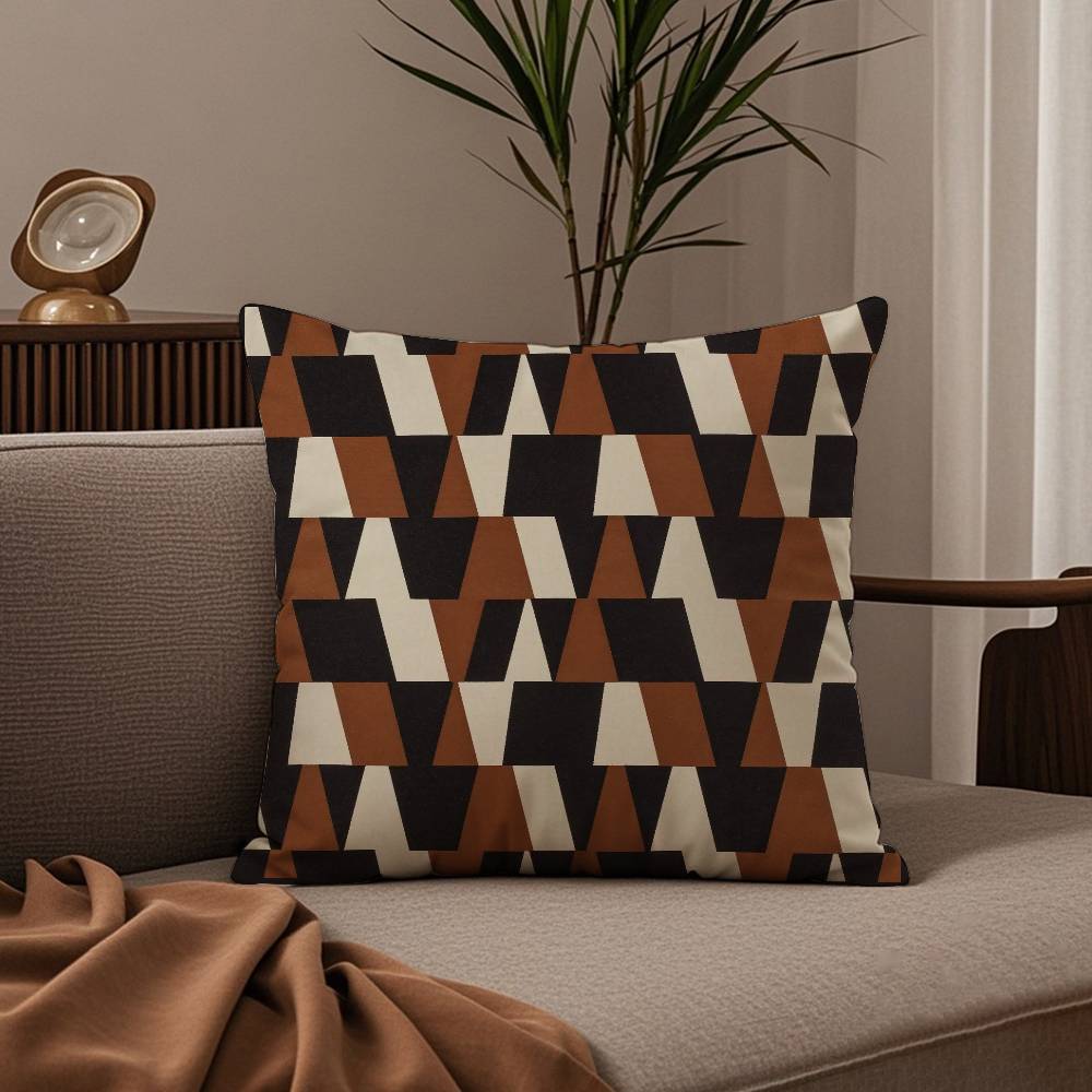 Modern Reduced Geometry Pillow Case Pattern Printing Pillowcase Living Room Sofa Cushion Cover Bedroom Room Decor