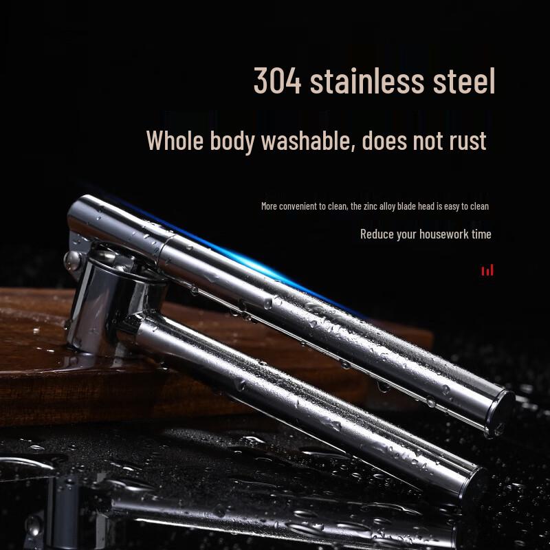 Multi-functional Stainless Steel Garlic Press
