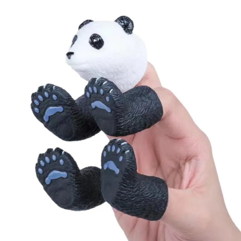 1 Set Finger Puppet Animals Squirrel Hand Finger Story Puppets Game Cat Puppy Panda Finger Dolls Toys For Children Gifts