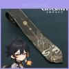 Original Genshin Impact Necktie With Charming Cartoon Characters