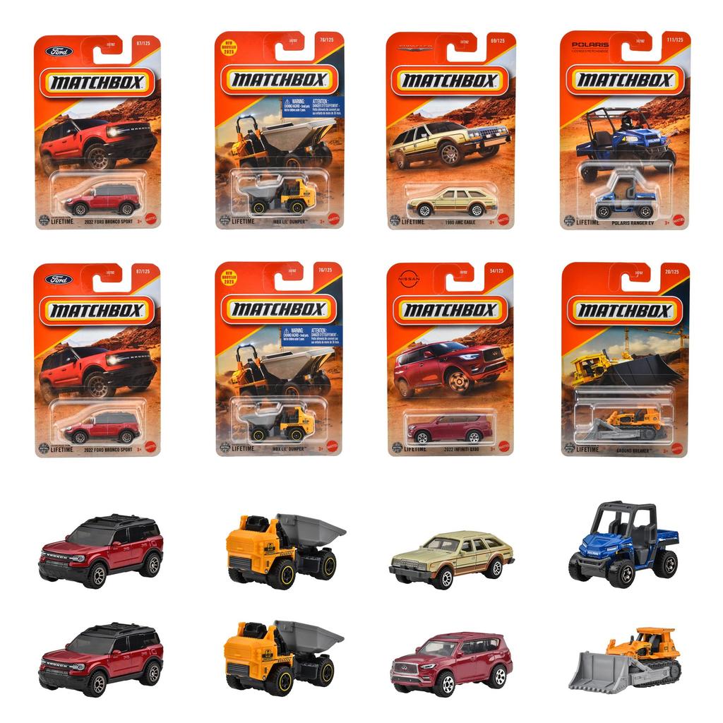 Matchbox Basic Car Assortment, Vehicle Toys, Mini Cars, 24 Cars, Box Sale, Ages 3 and Up, Multi 98CC-30782
