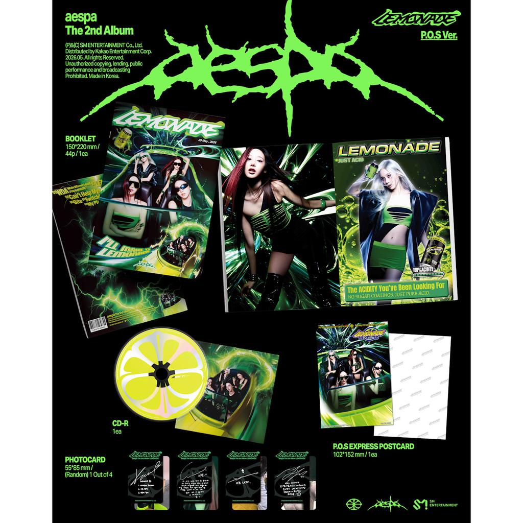 [En Stock] Aespa 2 [Lemonade] (P.O.S Ver.)