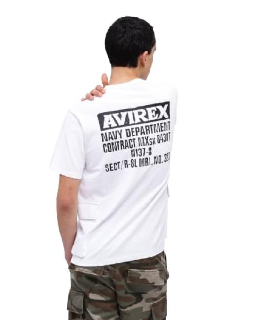 

AVIREX CARGO T-SHIRT(WEB&DEPOT Exclusive) XL white 783-4134099 білий