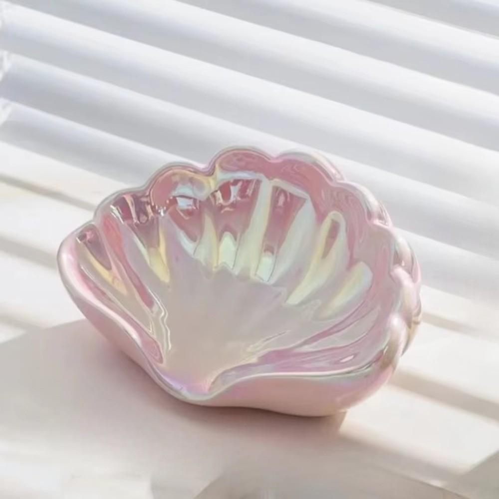 Shell Shaped Soap Dish Box Ceramic Home Bathroom Accessories New Soap Holder