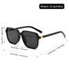 European and American retro style men's and women's fashionable sunglasses trend versatile summer sun shading and UV protection
