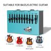 10-Band-EQ-Gitarreneffektmodul Klangqualitätsverbesserer Tragbares EQ-Gerät Gitarreneffekte Frequenzregler für Gitarre
