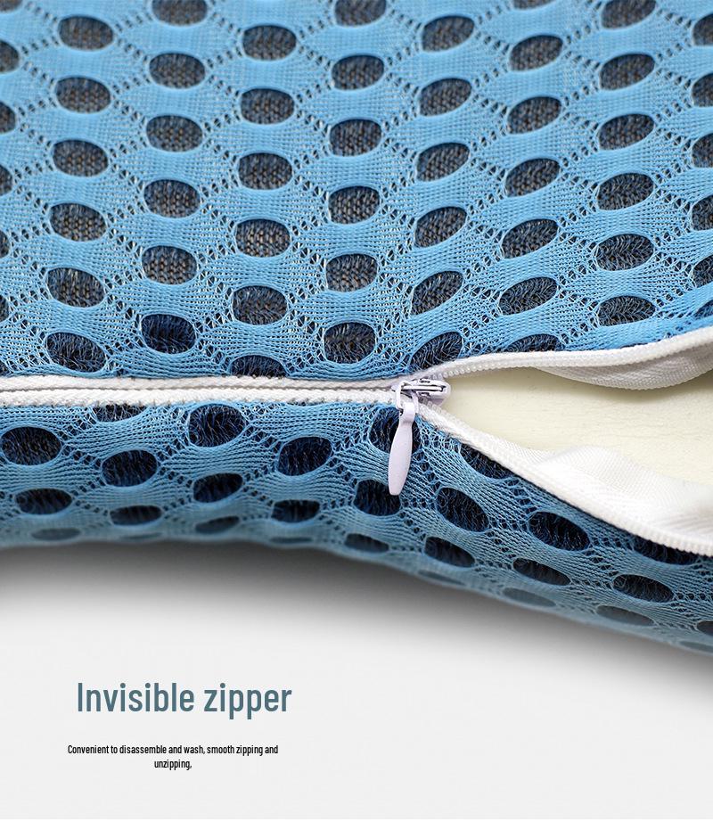 Memory Foam Autositz Lendenstützkissen - Atmungsaktive Rückenlehnenpolsterung für den Sommer