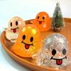 Maltose-filled Halloween Ghost Squeeze Toys Sticky-Free Glitter Slow Rebound Fidget Ball  Halloween