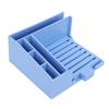 Sticky Note Stencil Set Multifunctional Sticky Pad Holder with 5 Stencils 100 Sheet Note Pads for Classroom Office