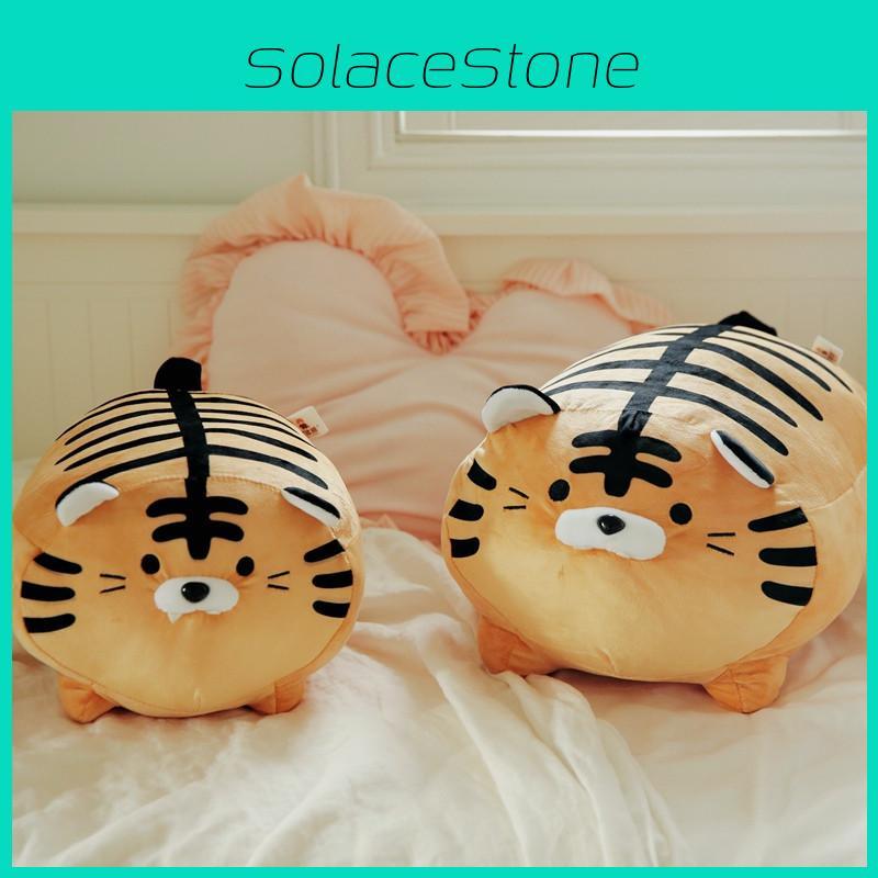 Creative Zebra Tiger Shaped Plush Toy Cushion Pp Cotton Kids Birthday Gift Decor