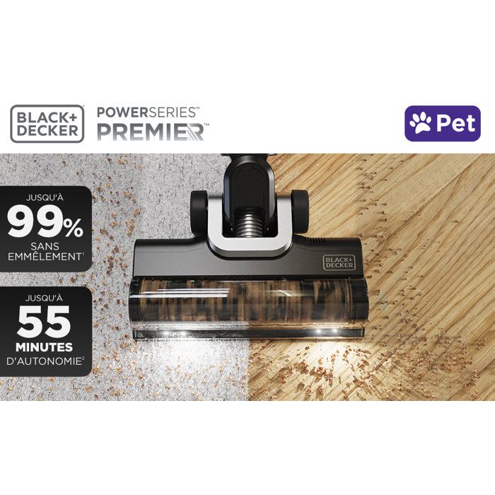 PowerSeries Premier Stick Vacuum BLACK+DECKER BSV520BRP-QW - 18V 2.0 Ah - Multifunction - Special for Pets