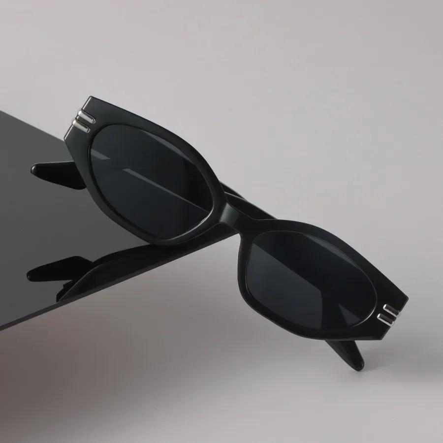 Wytrzymałe Wysokiej Jakości Kwadratowe Okulary Przeciwsłoneczne Vintage Kobiety Mężczyźni Retro Codzienna Moda Czarne Przezroczyste Okulary Przeciwsłoneczne Damskie Okulary