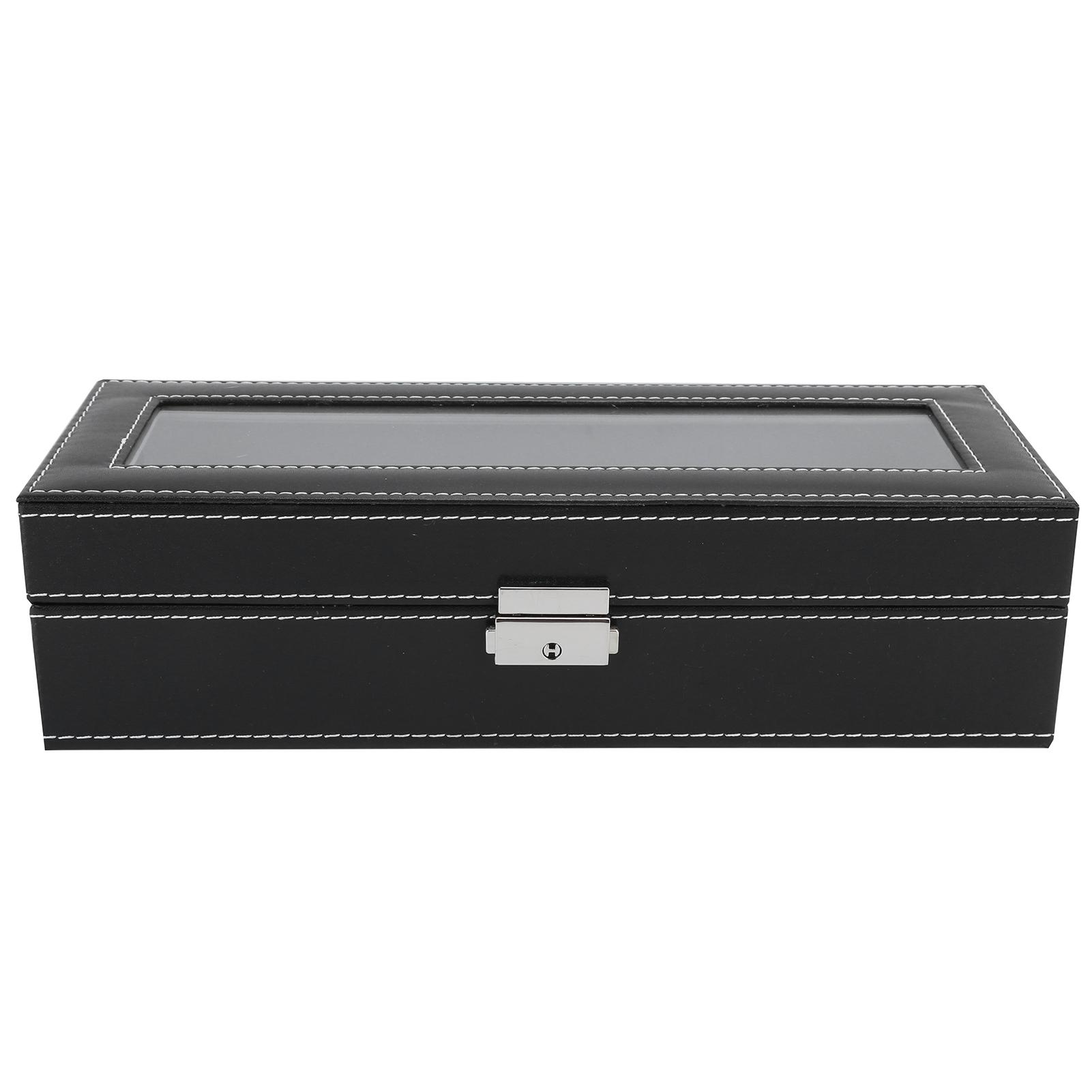 

Органайзер для часов Dislpay Delicate 6 Grids Роскошный футляр для хранения ювелирных изделий