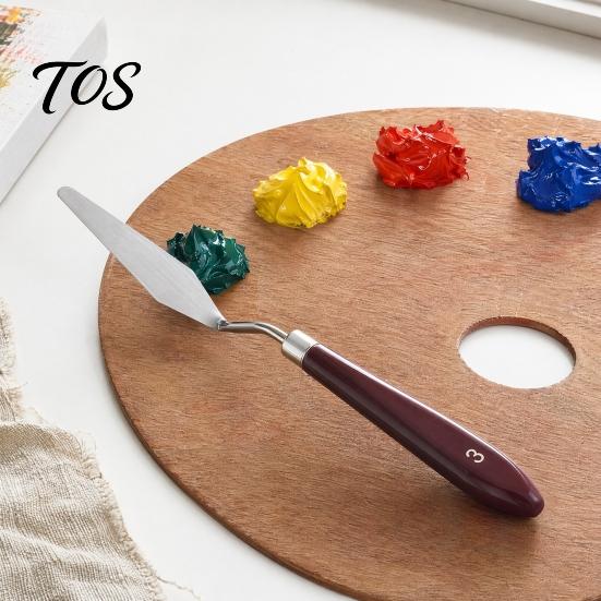 Artist Scraping Tool Kit 5Pcs Palette Knife with 6 Paint Scraper, Stainless Steel Spatula Professional Art Supply Spatulas Knife, Oil Metal Knives for