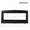 BYD F3 Single DIN Black Car Audio Modification Panel
