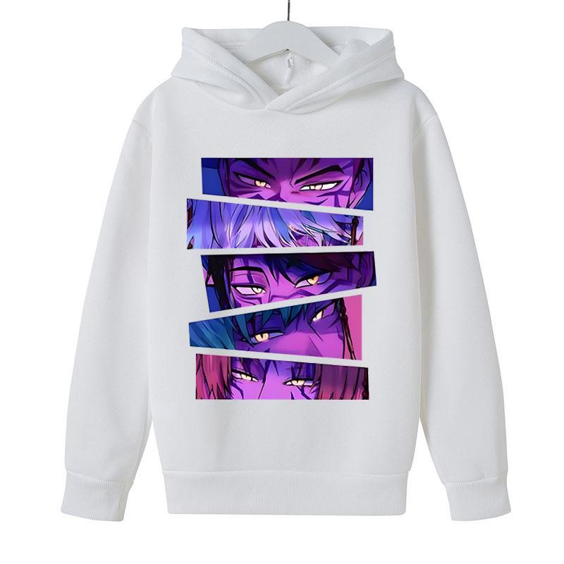 Kids Hoodies & Sweatshirts Kpop Witch Hunting Team Printed Children's Cartoon Hoodie Fashion Casual Warm Hoodies