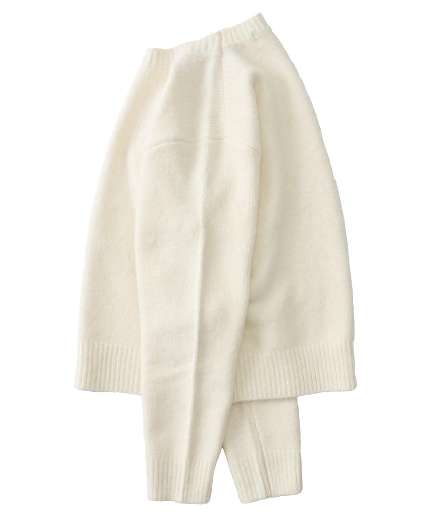 ANALOG MOOD Daily Angora Round Knit (Ivory)