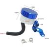 Motorcycle Brake Clutch Master Cylinder Fluid Reservoir Tank Oil Cup Universal for Motorcycle Motorbike Scooter (Blue)