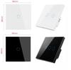 TUYA WiFi Touch Switch 3-circuit White #with N/without N