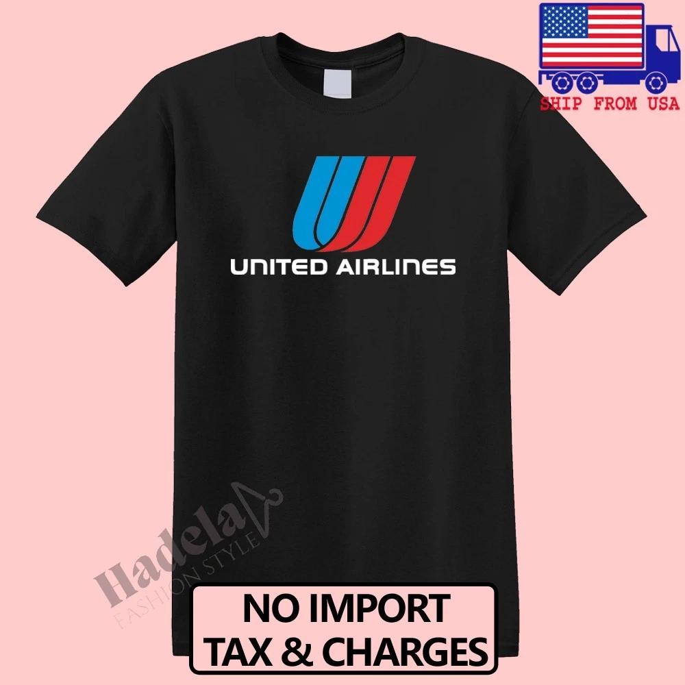 United Airlines Men s Black Size S-5XL M