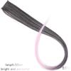 LUPU 55CM Synthetic Strands Of Hair On Hairpins Long Straight Hair Extension Colorful Hair Clip Girl Natural Rainbow Hair