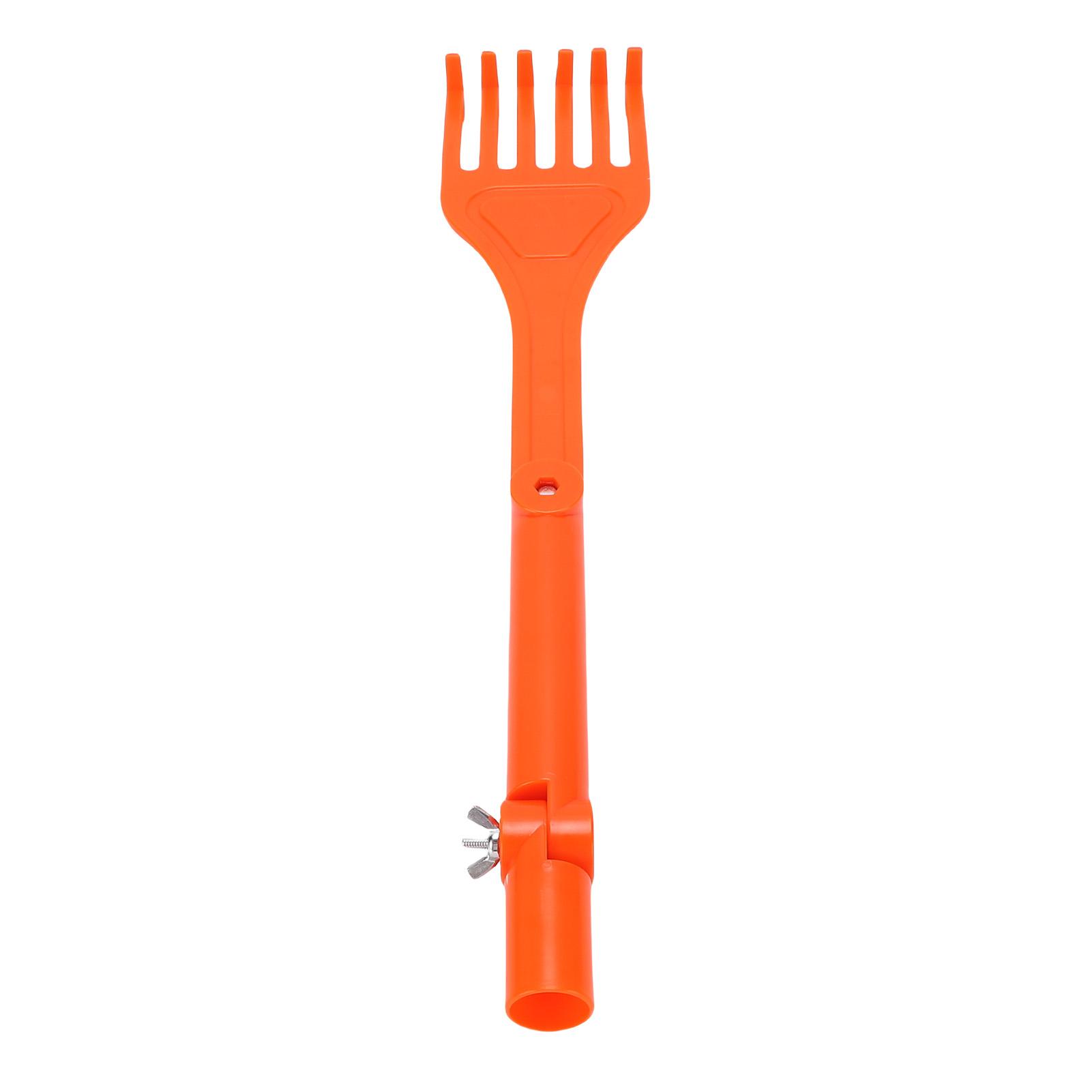 

Mini Rake Head Rotating Handle Plastic Rake Tool for Removing Leaves Debris From Roofs Gutters