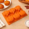 1/2Pcs 3D Halloween Cake Mold Flexible Silicone Baking Mold Pumpkin Baking Mold  Pastry Utensil