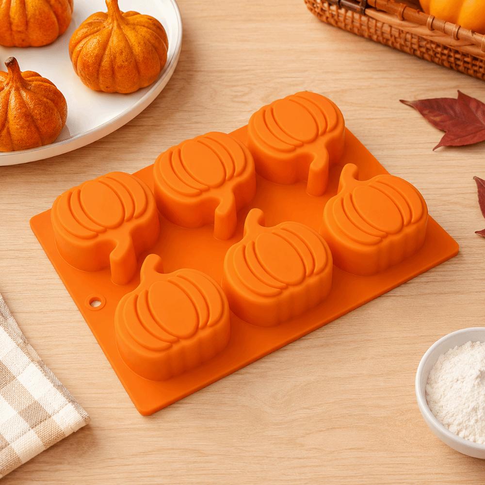 1/2Pcs 3D Halloween Cake Mold Flexible Silicone Baking Mold Pumpkin Baking Mold Pastry Utensil