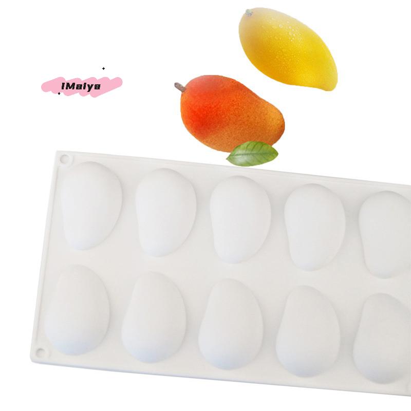Fruit Series Silicone Mold Mango Pear Shape for Baking Chocolate Mousse Cake Ice Cream Dessert Non-Stick Pastry Mould Cake