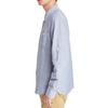 Timberland Button Single Pocket Cotton Linen Casual Slim Fit Long Sleeve Shirt Men Shirts Sky-Blue A2BDKB02