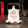 Coppa per Acqua per Altare Buddista in Ceramica di Loto con Mantra della Grande Compassione - Tazza per Offerte a Guanyin