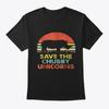 Save The Chubby Unicorns Colors T-Shirt Made In the USA Size S To 5XL