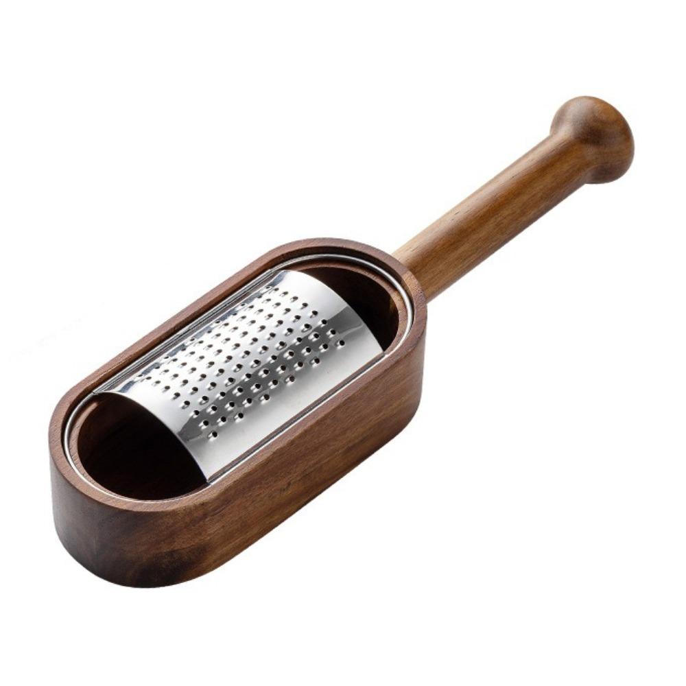 Solid Wood Cheese Grater Detachable Vegetable Slicer Multi-functional Food Shredder  for Parmesan
