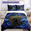 Set Lenzuola 3 Pezzi Stampato Chelsea FC Morbido Delicato sulla Pelle Lavabile Copripiumino e Federe Set Tutte le Stagioni Camera da Letto