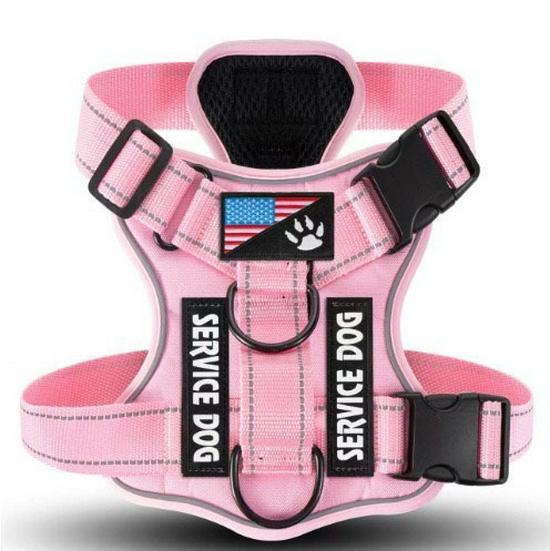 Reflective Tactical Harness for Large Dogs - Explosion-Proof & Adjustable, No-Choke Design